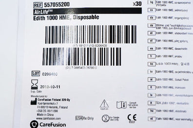 CareFusion 557055200 AirLife Edith 1000 HME, Disposable ~ Pack of 30